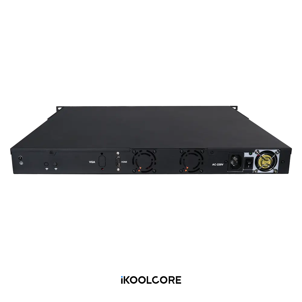 F6410 - 1U Rack-mounted Server Equipped with 6 x 2.5G RJ45 Network Ports and 4 x 10G SFP+ Ports with Intel X710 Chips