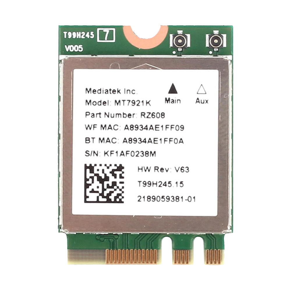 WiFi Module - AX210/MT7922/RZ616