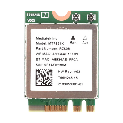 WiFi Module - AX210/MT7922/RZ616