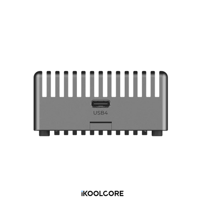 IKOOLCORE USB4 40Gbps Portable NVMe SSD Enclosure with Aluminum Heat Sink