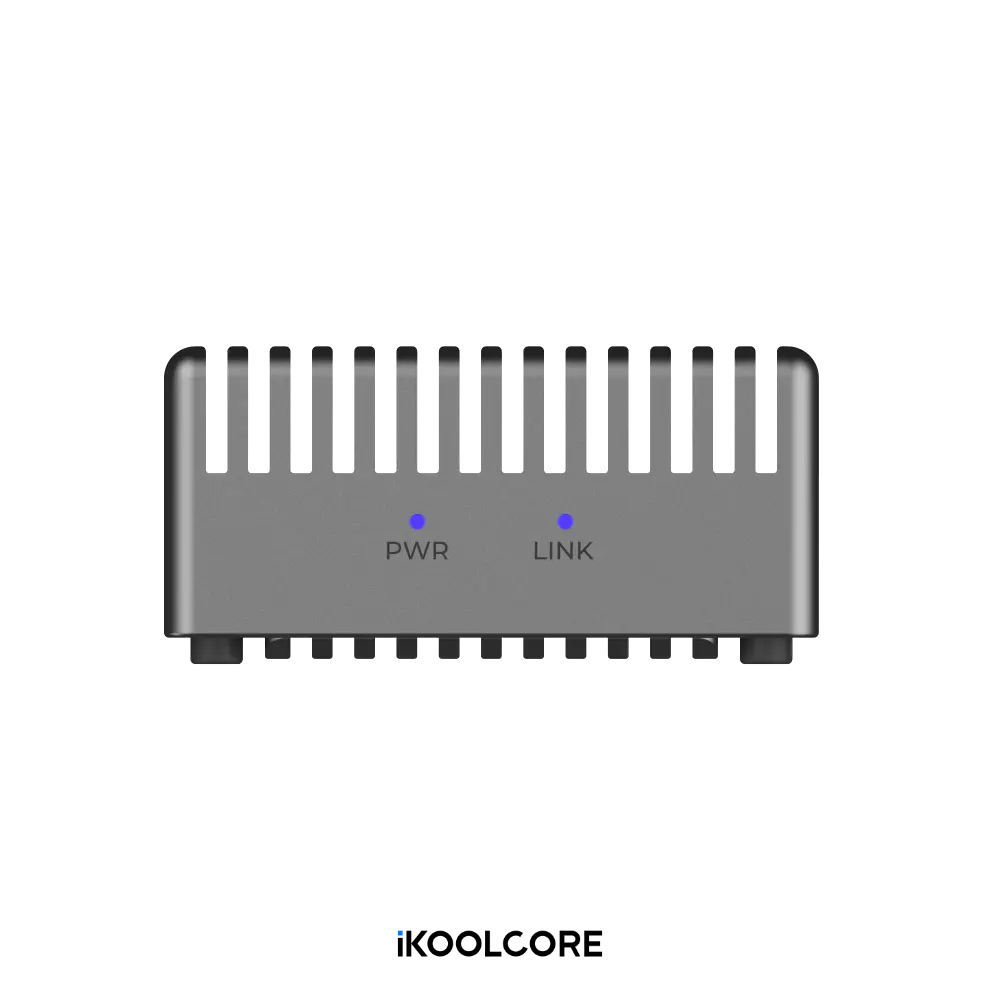IKOOLCORE USB4 40Gbps Portable NVMe SSD Enclosure with Aluminum Heat Sink