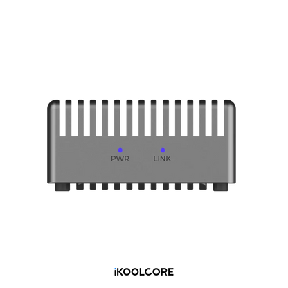 IKOOLCORE USB4 40Gbps Portable NVMe SSD Enclosure with Aluminum Heat Sink